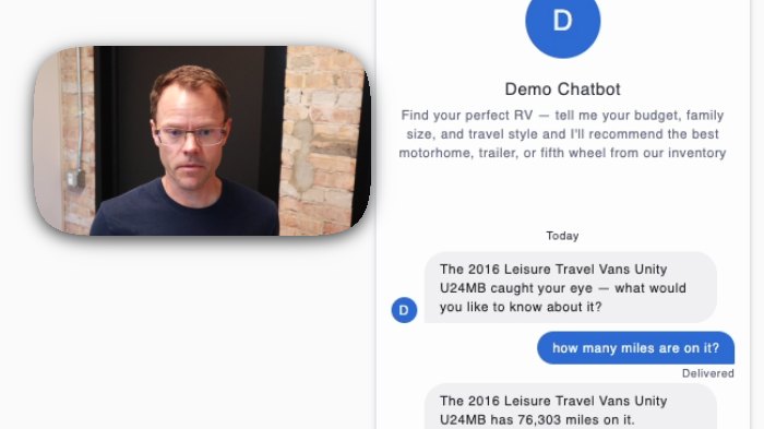 AI sales agent for vehicle dealership websites