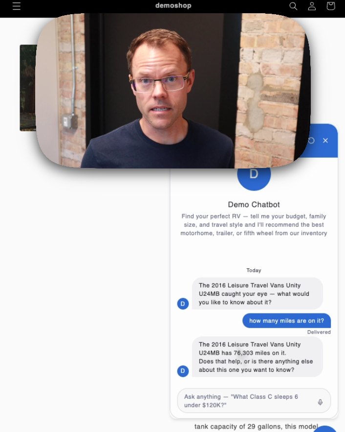 AI sales agent for vehicle dealership websites